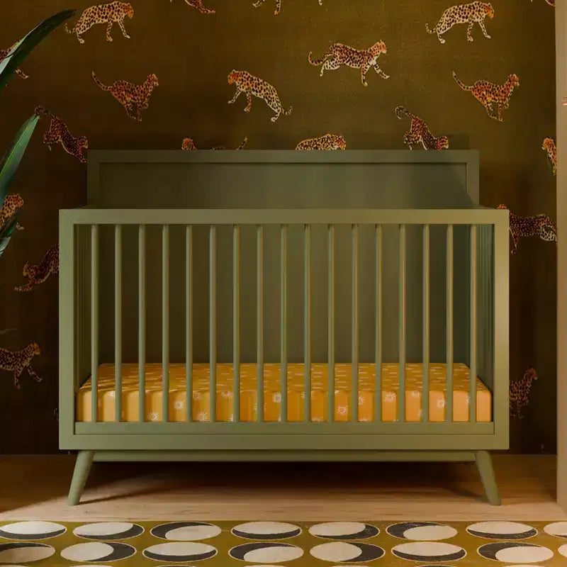 Lit de bébé convertible 4-en-1 Palma Mid-Century
