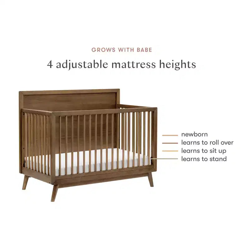 Lit de bébé convertible 4-en-1 Palma Mid-Century