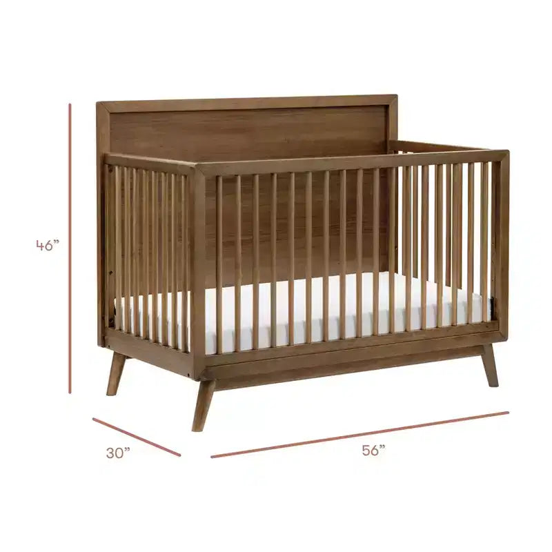 Lit de bébé convertible 4-en-1 Palma Mid-Century