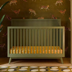 Lit de bébé convertible 4-en-1 Palma Mid-Century
