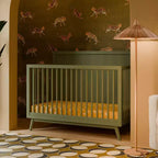 Lit de bébé convertible 4-en-1 Palma Mid-Century
