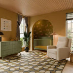 Lit de bébé convertible 4-en-1 Palma Mid-Century