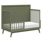 Lit de bébé convertible 4-en-1 Palma Mid-Century