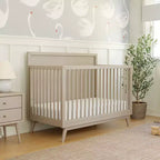 Lit de bébé convertible 4-en-1 Palma Mid-Century