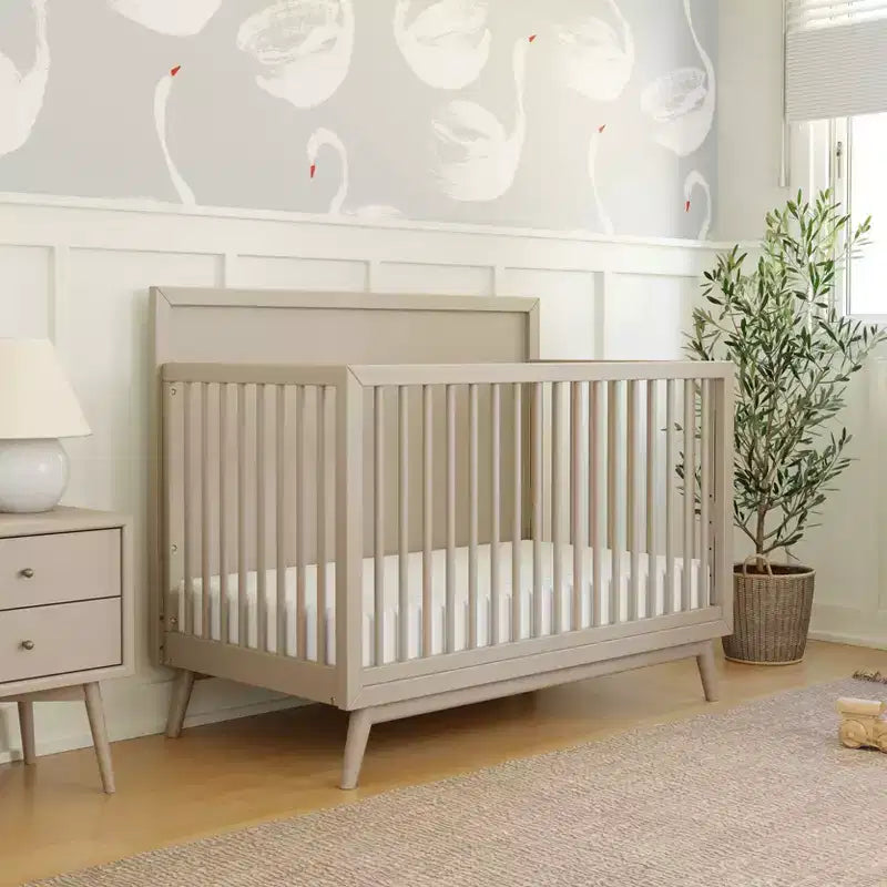 Lit de bébé convertible 4-en-1 Palma Mid-Century