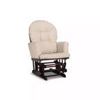 Fauteuil à bascule et pouf de puériculture