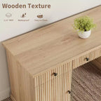 Bureau de rangement pour la maison, bureau de 152 cm avec station de charge et niches, bureau d'ordinateur en bois avec tiroir de classement pour salle d'étude