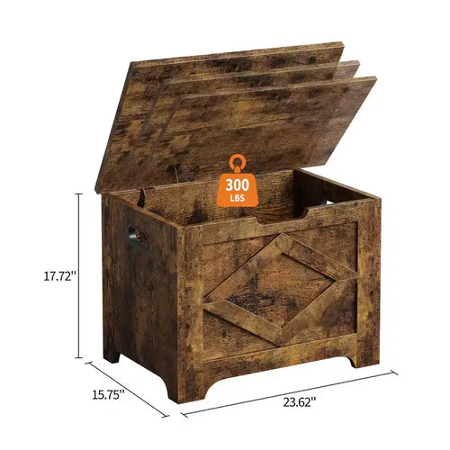 23.6 Banc de rangement en bois