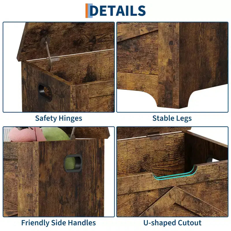 23.6 Banc de rangement en bois