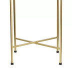 Table d'appoint pliable classique industrielle en métal Sterling 26.25