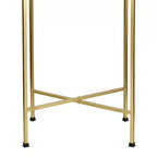 Table d'appoint pliable classique industrielle en métal Sterling 26.25