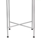 Table d'appoint pliable classique industrielle en métal Sterling 26.25