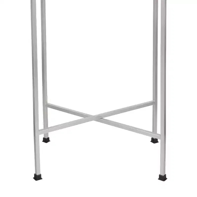 Table d'appoint pliable classique industrielle en métal Sterling 26.25