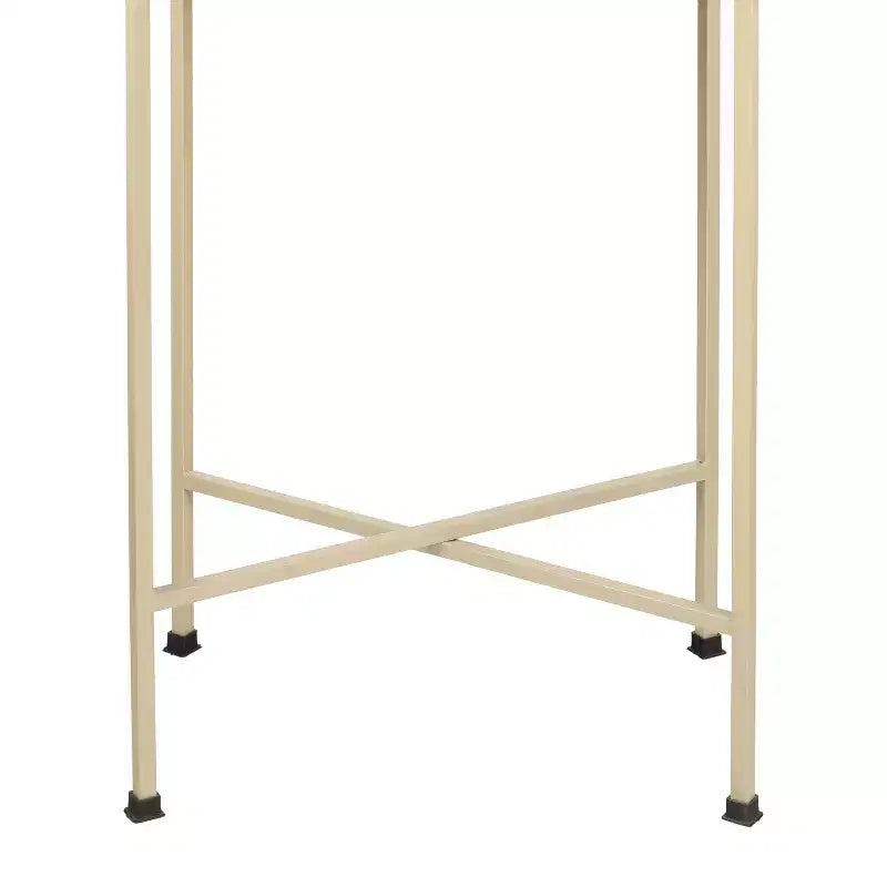 Table d'appoint pliable classique industrielle en métal Sterling 26.25