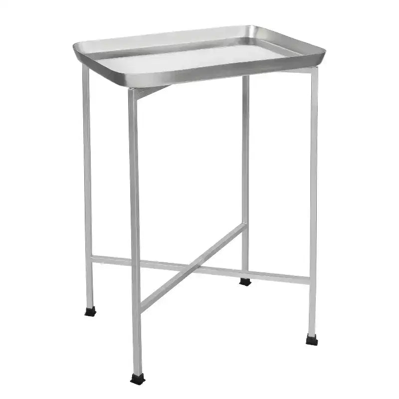 Table d'appoint pliable classique industrielle en métal Sterling 26.25