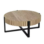 Table basse ronde industrielle Zane