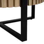 Table basse ronde industrielle Zane