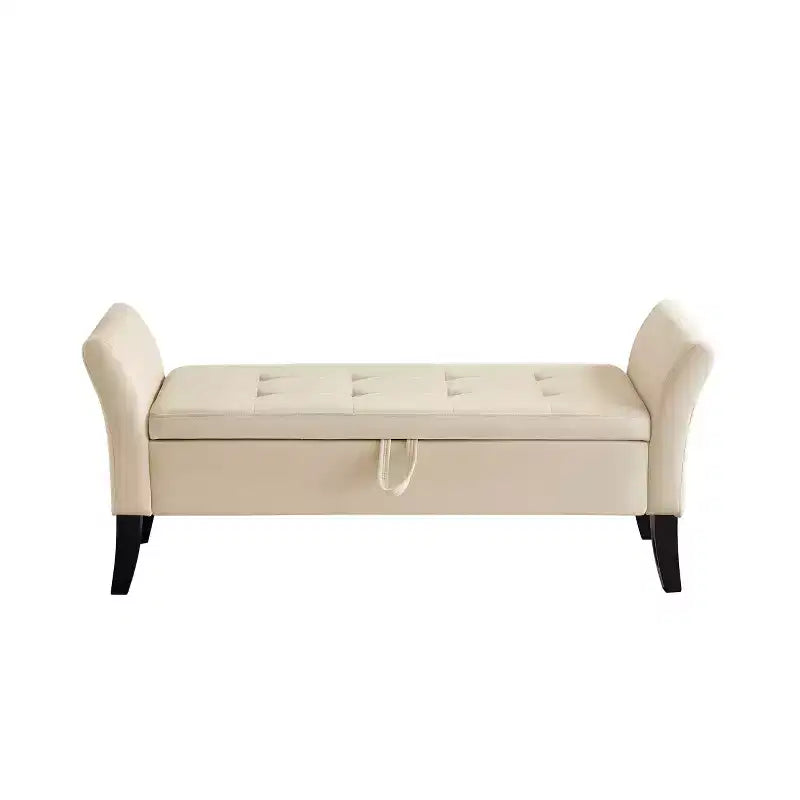 Banc de lit de 130,8 cm avec rangement