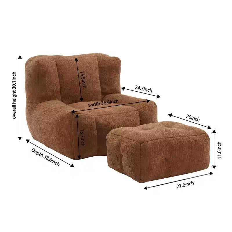 Pouf Fauteuil de sol Canapé paresseux