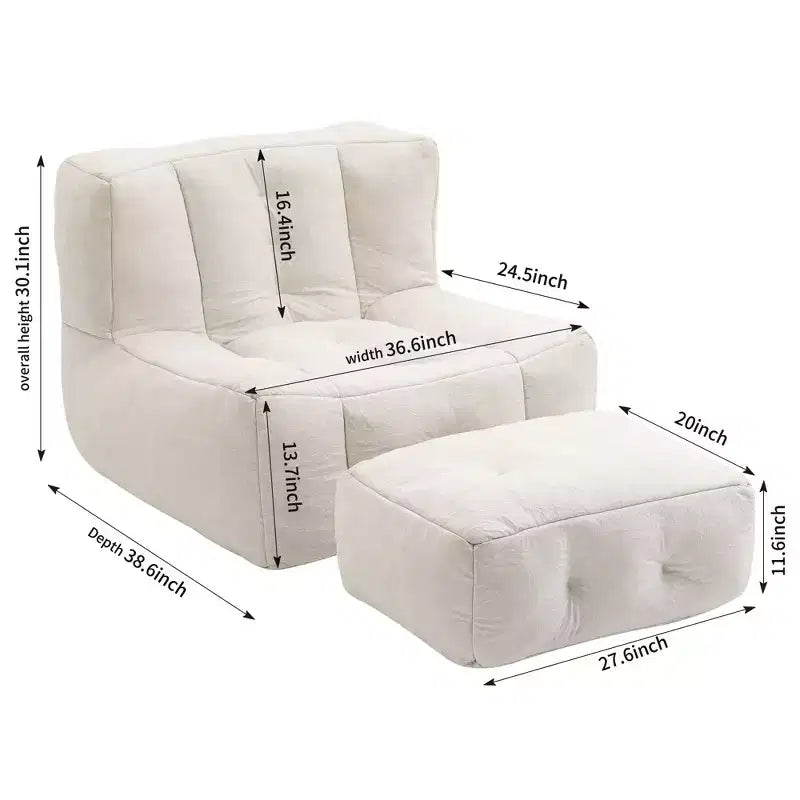 Pouf Fauteuil de sol Canapé paresseux
