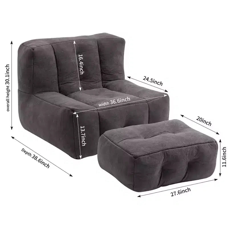 Pouf Fauteuil de sol Canapé paresseux