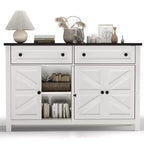 Buffet blanc de 140 cm