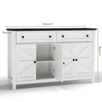 Buffet blanc de 140 cm