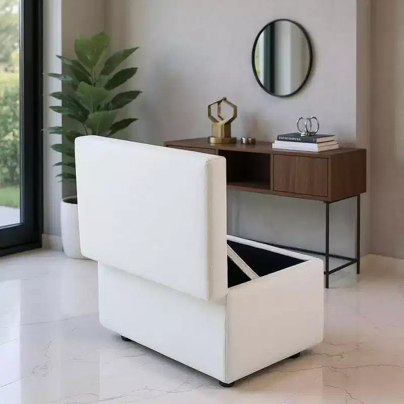 Tabouret de rangement multifonctionnel