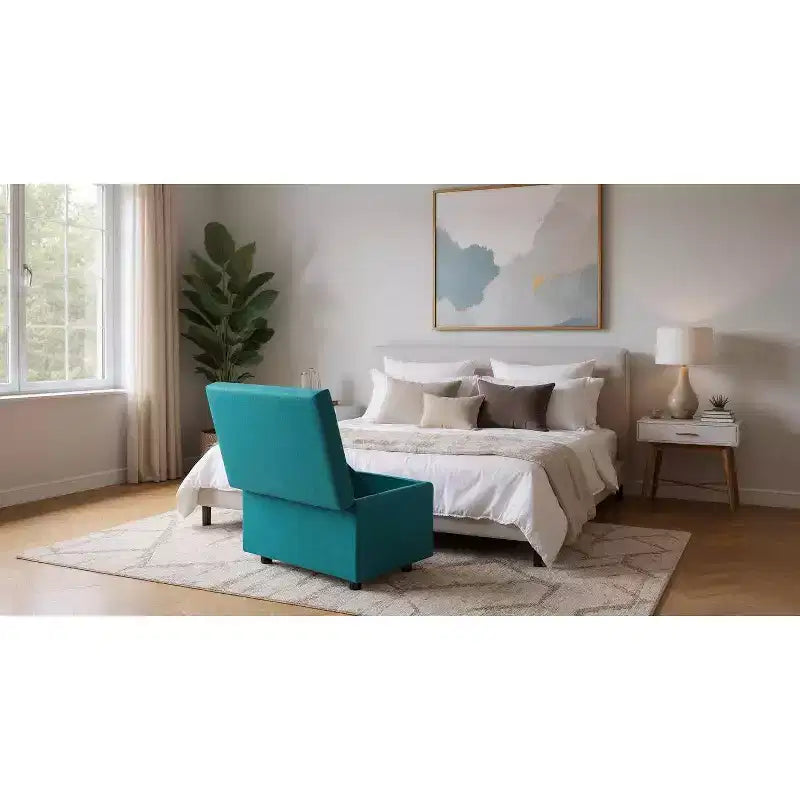 Tabouret de rangement multifonctionnel