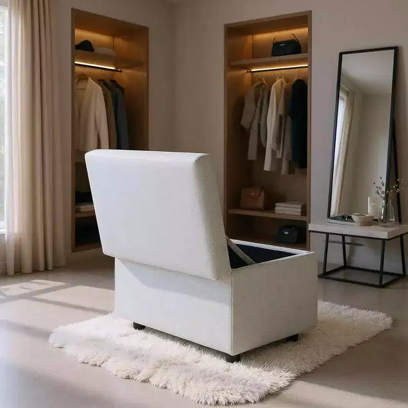 Tabouret de rangement multifonctionnel