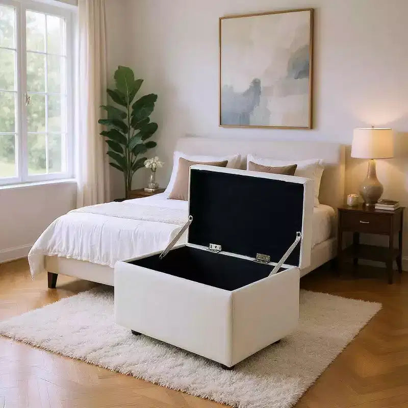 Tabouret de rangement multifonctionnel