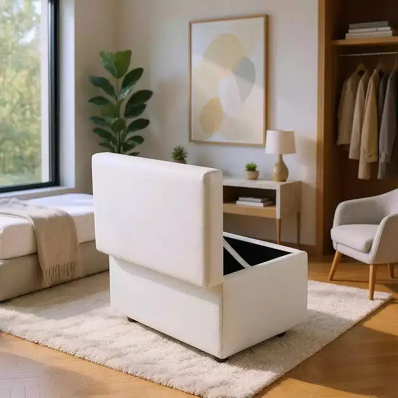 Tabouret de rangement multifonctionnel