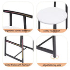 Tabourets de bar hauteur comptoir, lot de 3