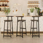 Tabourets de bar hauteur comptoir, lot de 3