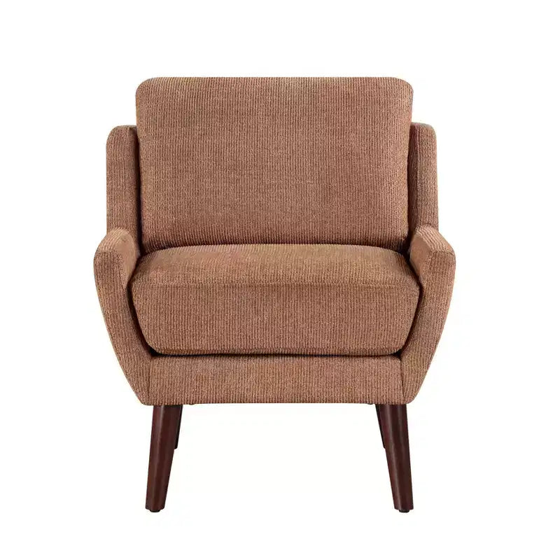 Fauteuil d'appoint, fauteuil lounge avec revêtement en chenille