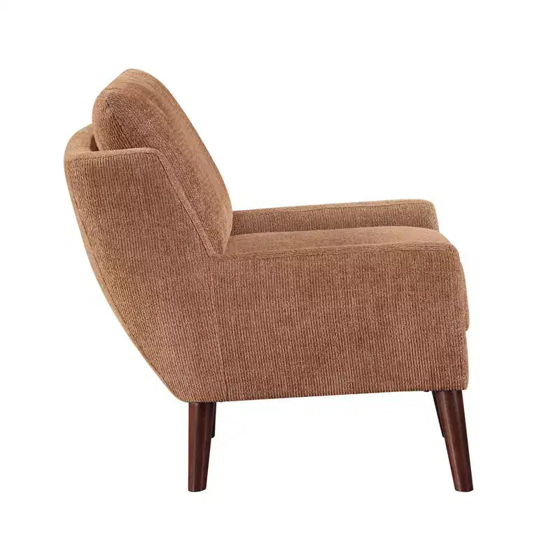 Fauteuil d'appoint, fauteuil lounge avec revêtement en chenille