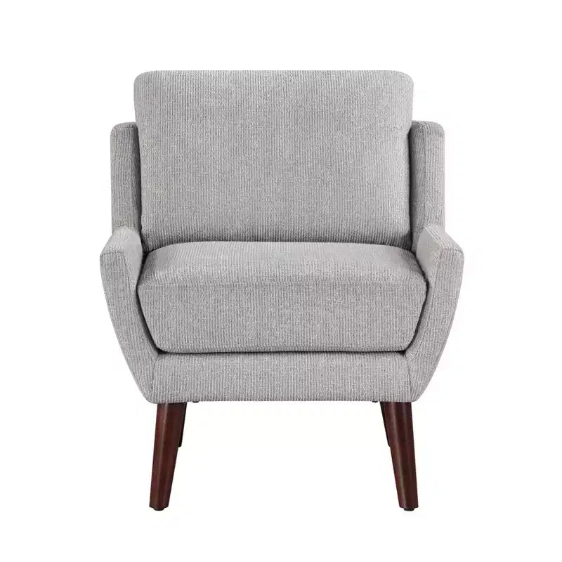 Fauteuil d'appoint, fauteuil lounge avec revêtement en chenille