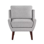 Fauteuil d'appoint, fauteuil lounge avec revêtement en chenille