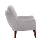 Fauteuil d'appoint, fauteuil lounge avec revêtement en chenille