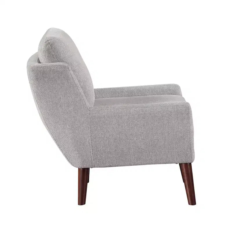 Fauteuil d'appoint, fauteuil lounge avec revêtement en chenille