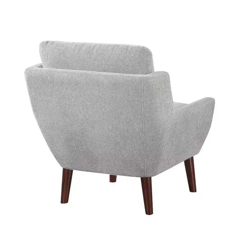 Fauteuil d'appoint, fauteuil lounge avec revêtement en chenille