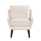 Fauteuil d'appoint, fauteuil lounge avec revêtement en chenille