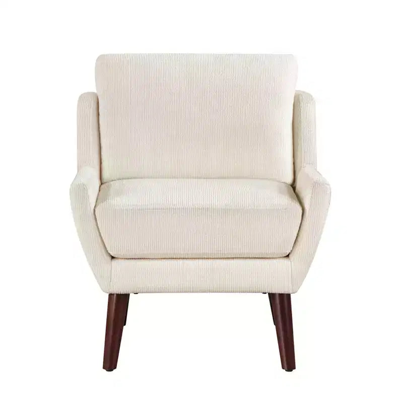 Fauteuil d'appoint, fauteuil lounge avec revêtement en chenille