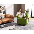 Fauteuil d'appoint carré pivotant