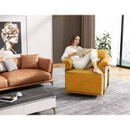Fauteuil d'appoint carré pivotant