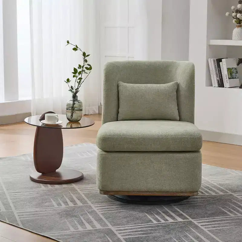 25.2 Fauteuil pivotant moderne en chenille