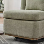 25.2 Fauteuil pivotant moderne en chenille