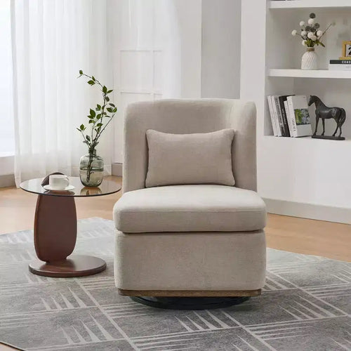 25.2 Fauteuil pivotant moderne en chenille