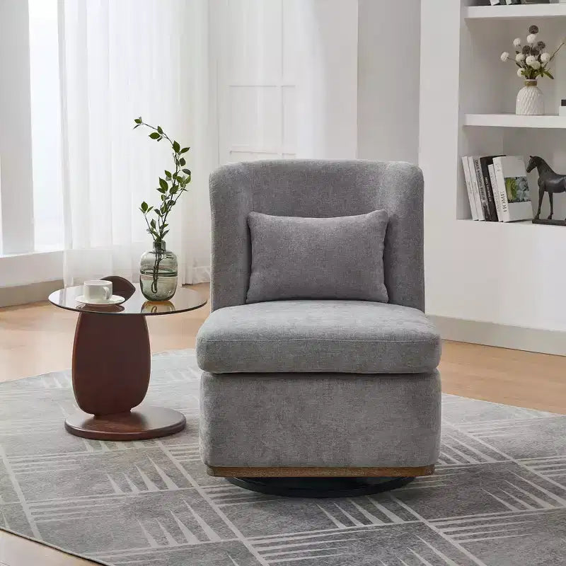 25.2 Fauteuil pivotant moderne en chenille