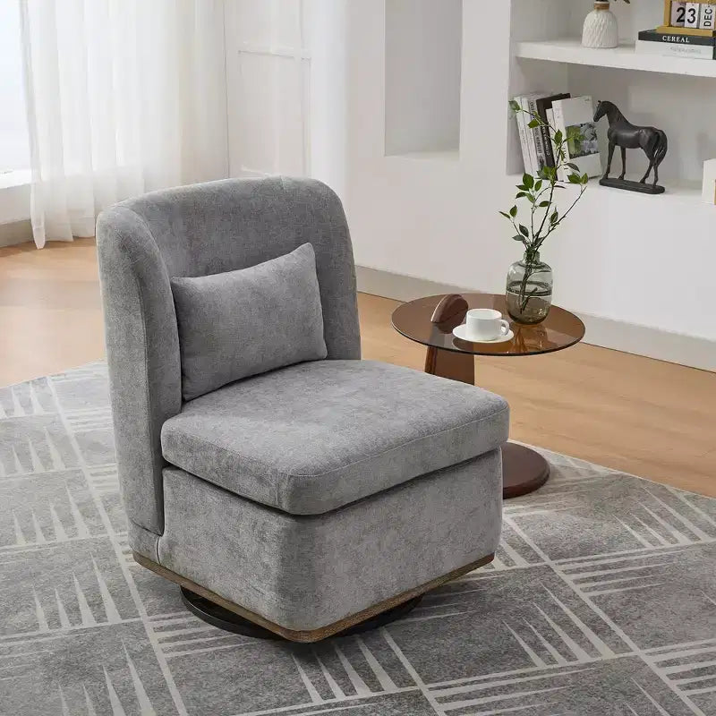 25.2 Fauteuil pivotant moderne en chenille